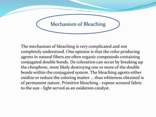 Presentation on Textile Bleaching | PPTX