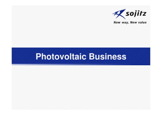 Photovoltaic Business
 