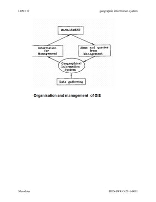 INTRODUCTION GEOGRAPHIC INFORMATION SYSTEM | PDF