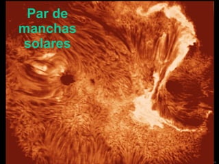 Par de manchas solares 