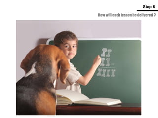 How will each lesson be delivered ?
Step 6
 