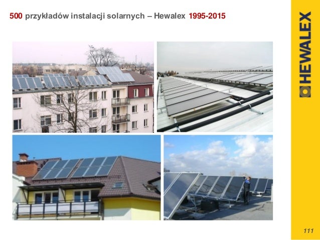 500 przykładów instalacji solarnych Hewalex slideshare