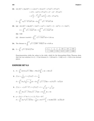 Solution Manual : Chapter - 06 Application of the Definite Integral in ...