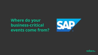 Stream SAP and Other Events Across Your Enterprise with an Event Mesh | PDF