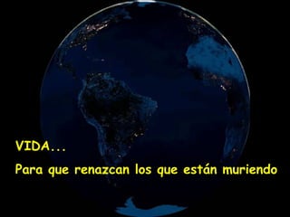 VIDA... Para que renazcan los que están muriendo