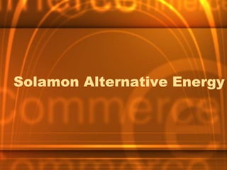Solamon Alternative Energy
 