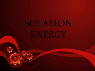 SOLAMON
 ENERGY
 