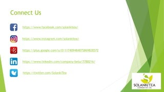 Soloki Tea Solanki Tea Company Profile | PPTX