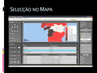 SELECÇÃO NO MAPA
 