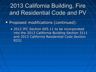 Solar PV fire safety | PPT
