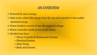 Solar automobiles