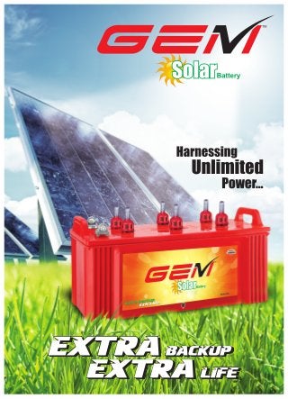 Get affordable deals in high quality Solar Batteries