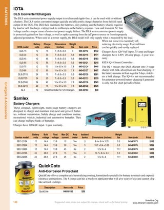    190 OutBack FLEXware system with one GVFX3648 3600 120 010-06724 $9,791
2850 15 Evergreen	
 