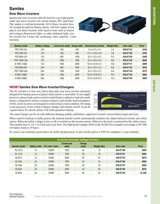    Lighting
PV lighting systems are often used in parking lots and bus shelters, and to illuminate
highway signs.
•	
 