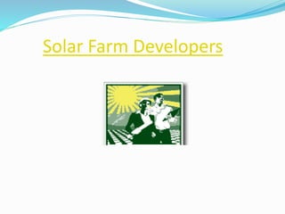 Solar Farm Developers
 