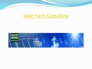 Solar Farm Consulting