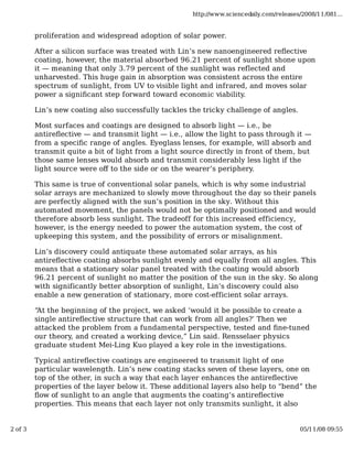 Solar Power Game Changer