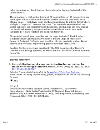 Solar Power Game Changer