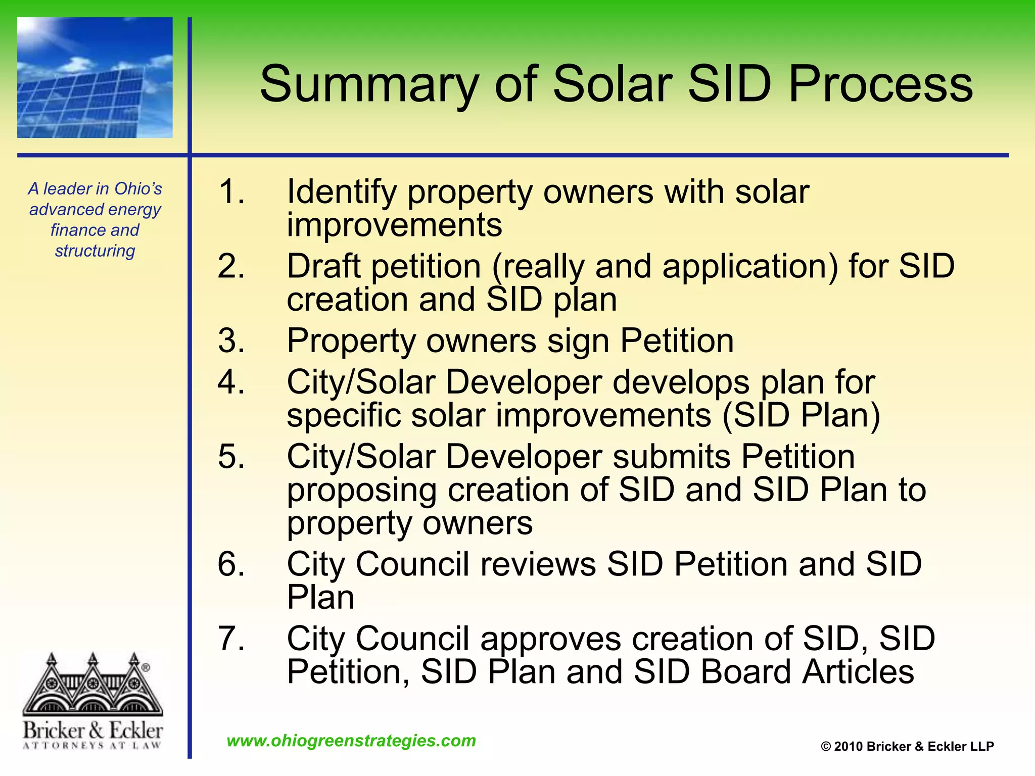  	solar photovoltaic (i.e., roof-top and 	ground-mounted solar arrays), and
