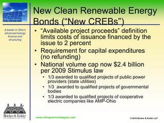 Solar SID Financing:Federal Investment Tax CreditSolar improvement owners may be eligible for a federal Investment Tax Credit equal to 30% of the eligible cost of their project.