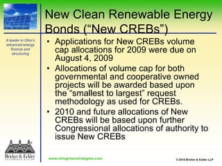 Solar improvement owners may be eligible for a 30% federal grant in lieu of the Investment Tax Credit for projects placed in service in 2009 or 2010 (or started by then and placed in service before Jan. 1, 2017).