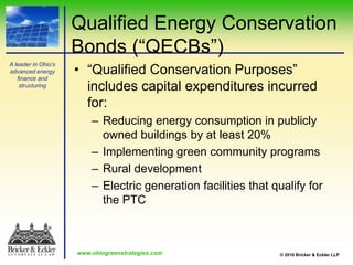 The owner receiving the tax credit or grant could be the property owner or the solar installer/PPA provider.Solar SID Financing:Federal Investment Tax CreditProperty owners engaged in a trade or business:Investment Tax Credit 	ORGrantResidential property owners:Investment Tax Credit Only