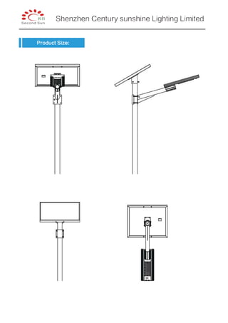 Product Size:
Shenzhen Century sunshine Lighting Limited
 