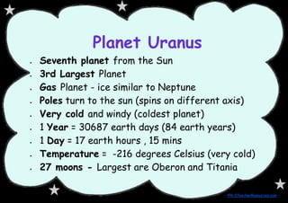 Solar System Facts Slideshow