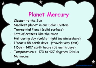 Solar System Facts Slideshow