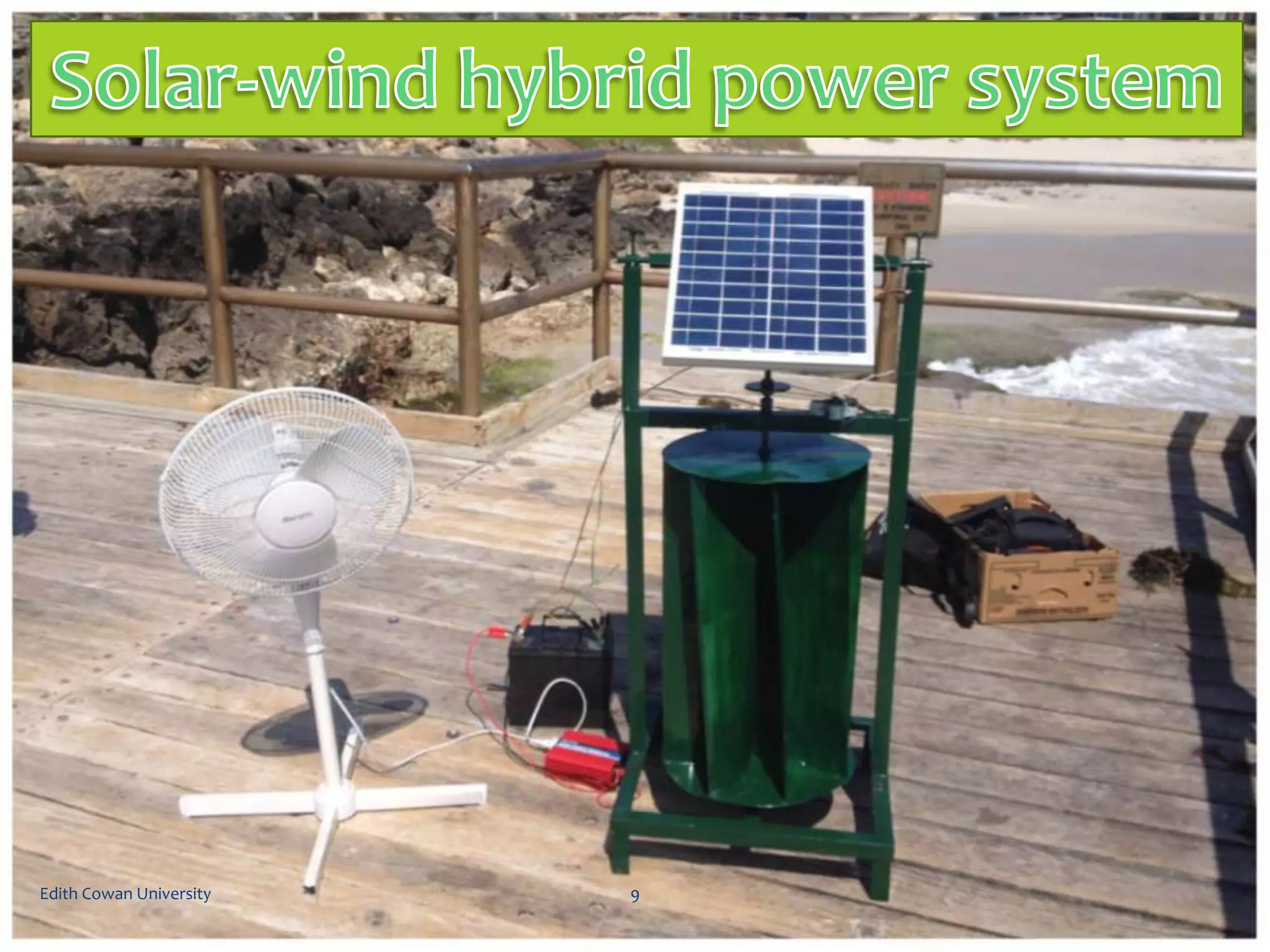 Solar wind hybrid power system ppt | PPTX
