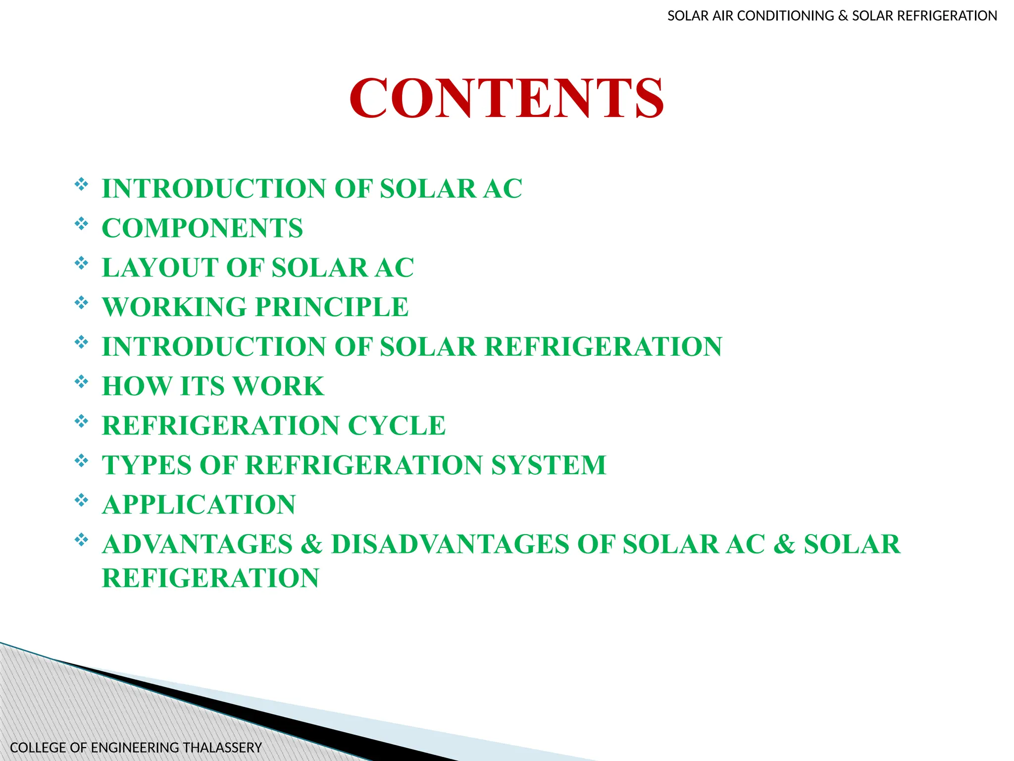 SOLAR AIR CONDITIONING a ppt for engineering stu.pptx