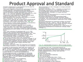 Product Approval and Standard
 