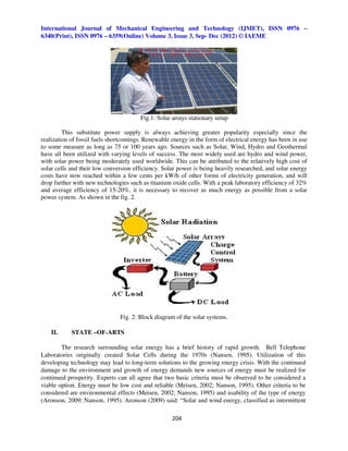 Solar arrays through power generation & tracking | PDF