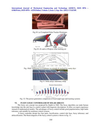 Solar arrays through power generation & tracking | PDF