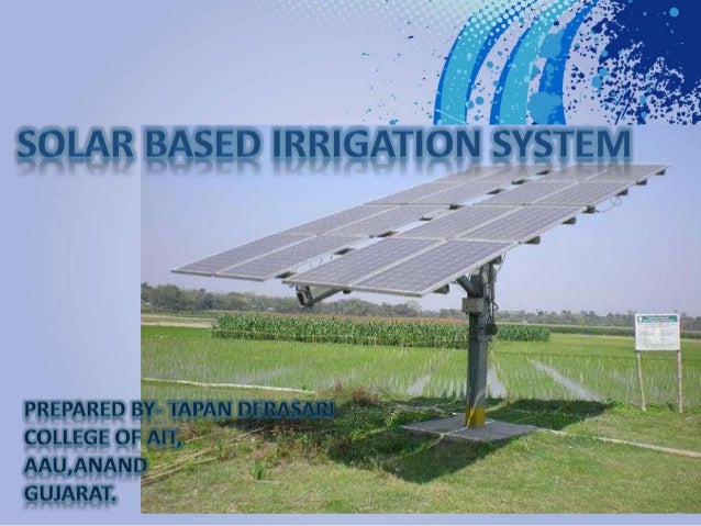 Pdf Solar Powered Smart Irrigation System