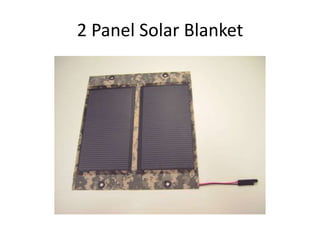2 Panel Solar Blanket
 