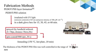 Fabrication of Organic bulk Heterojunction Solar Cell | PPTX