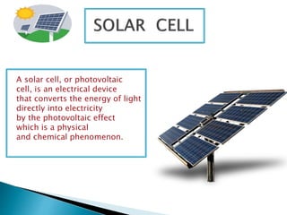 Solar cell | PPTX