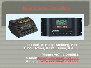 Solar charge controllers