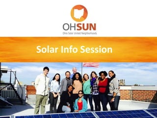 Solar Info Session
 