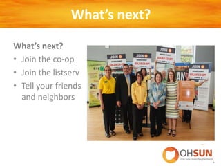 Solar co op info session powerpoint | PPTX
