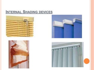 INTERNAL SHADING DEVICES
 