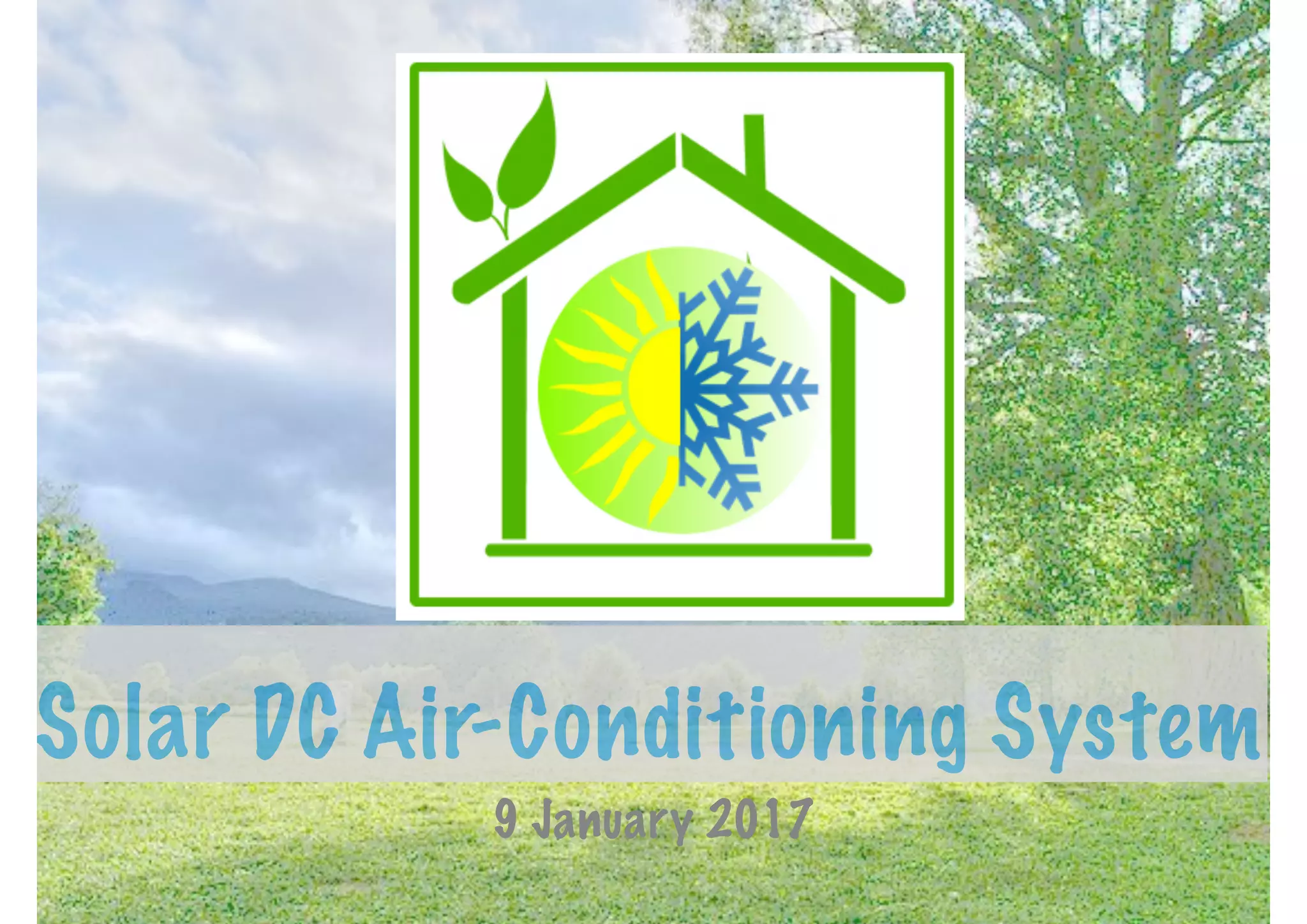 Solar DC Air-Conditioning System | PPT