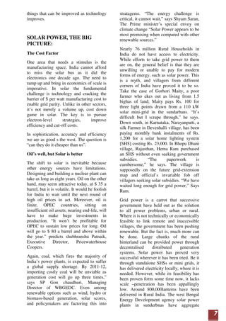 Solar Development In India | PDF