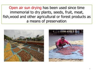 Potentialities of solar drying in food industry | PDF