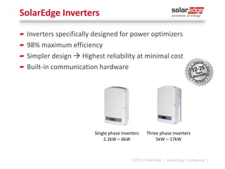 SolarEdge Company Presentation | PDF