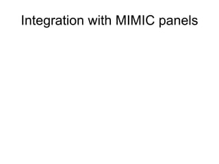 Integration with MIMIC panels 