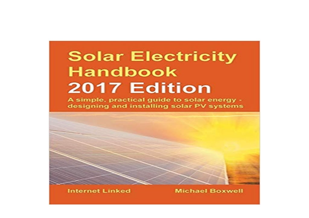 textbook_ Solar Electricity Handbook 2017 Edition A simple practical…