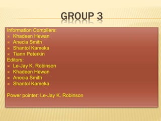 GROUP 3
 