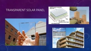 TRANSPARENT SOLAR PANEL
 